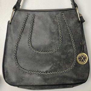 CHRISTIAN Lacroix Grey Hobo Style Purse Like New